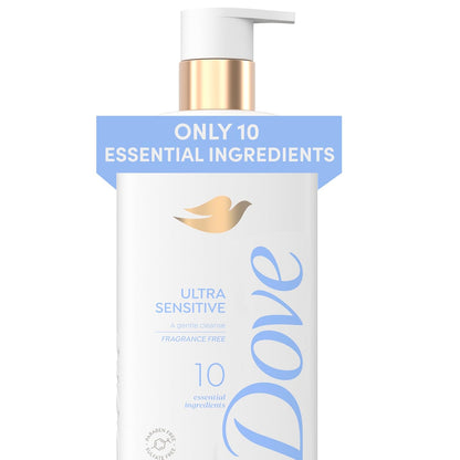 Dove Serum Body Wash Ultra Gentle hydrating cleanse with only 10 essential ingredients 18.5 Fl Oz