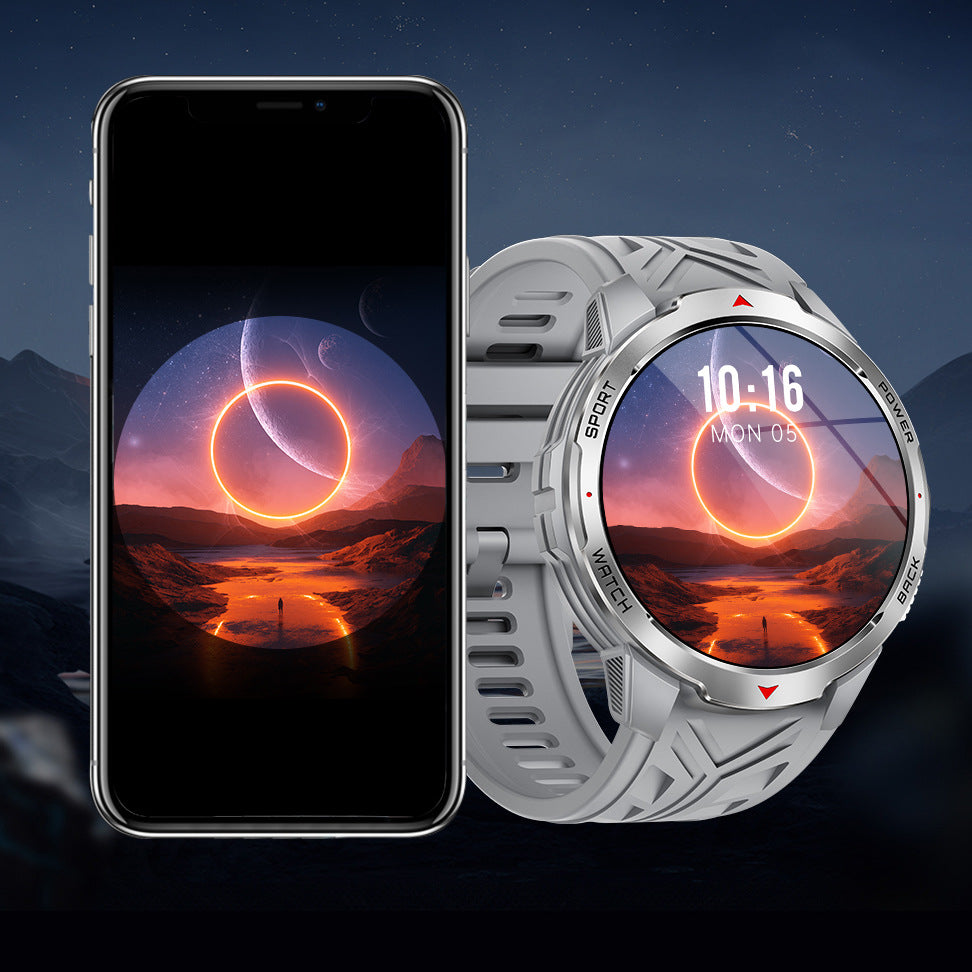 Smart Watch Compass Flashlight Large Battery Sports Record Call