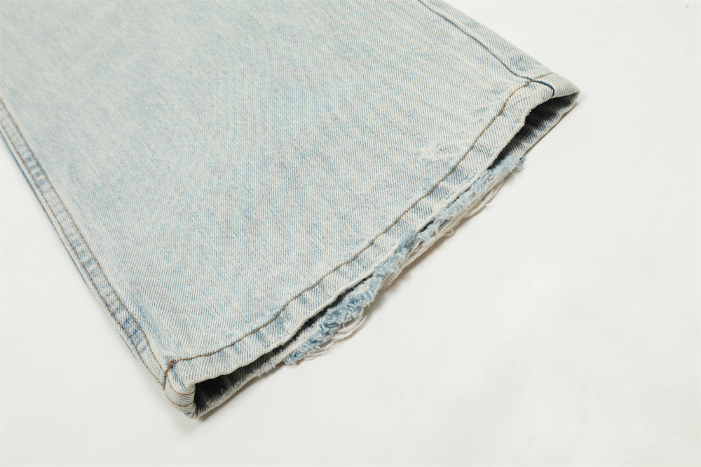 Fashion Personality Big Horn Jeans Men