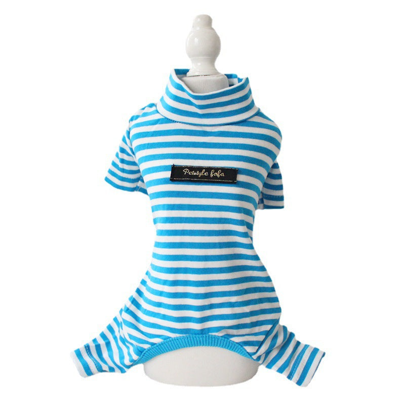 Cotton Eight-color Striped Pet Leggings