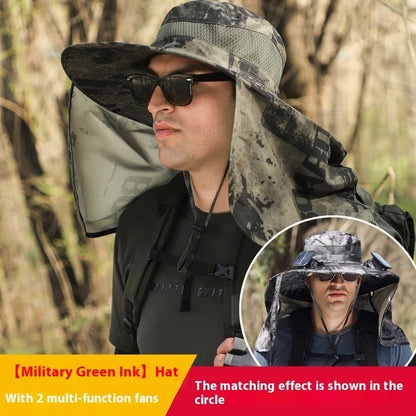 Outdoor Multi-purpose Rechargeable Fan Hat