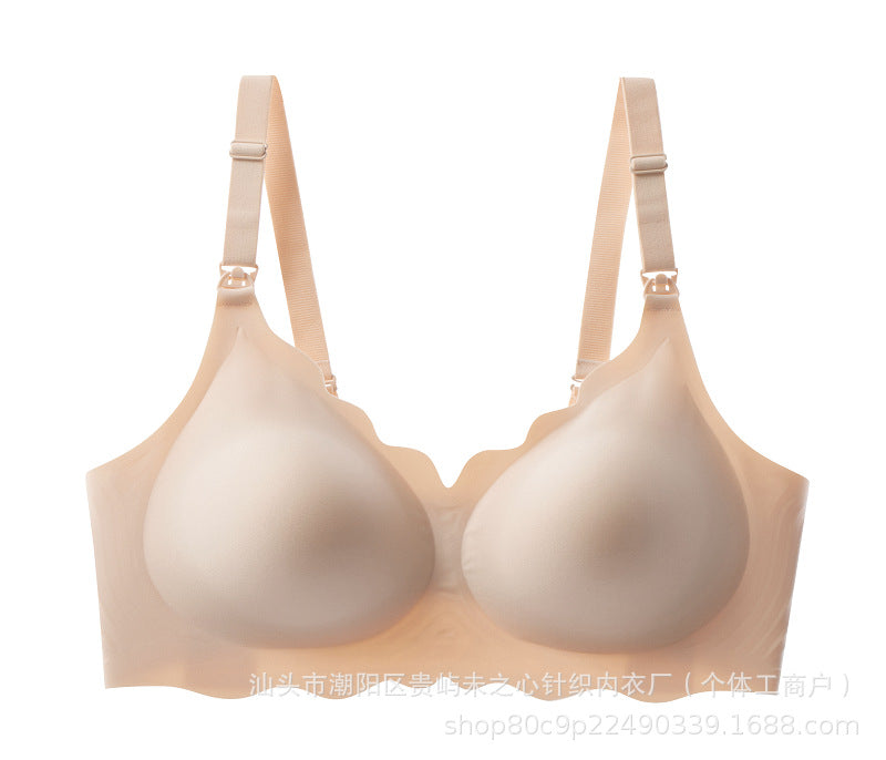 Nursing Bras For Breastfeeding, Wavy, Seamless, Comfortable, Maternity