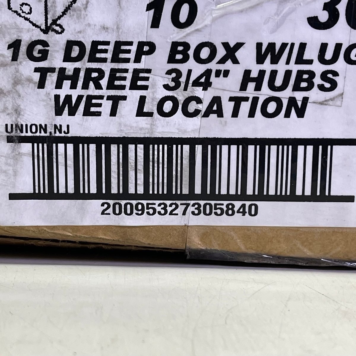 MULBERRY (10 PACK) Electrical Outlet Box, Wet Location Three 3/4" Hubs  Aluminum 30584