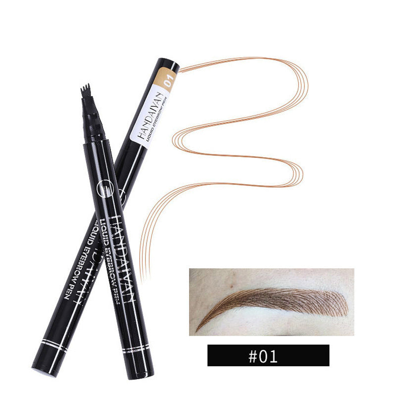 Four-Head Liquid Tattoo Eyebrow Pencil