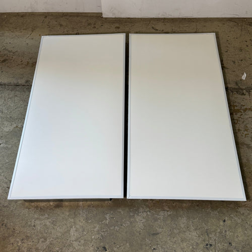 PEACHTREE (2 Pcs) Backlit LED Panel Ceiling Light Sz 49.02" x 3.34" x 25" White