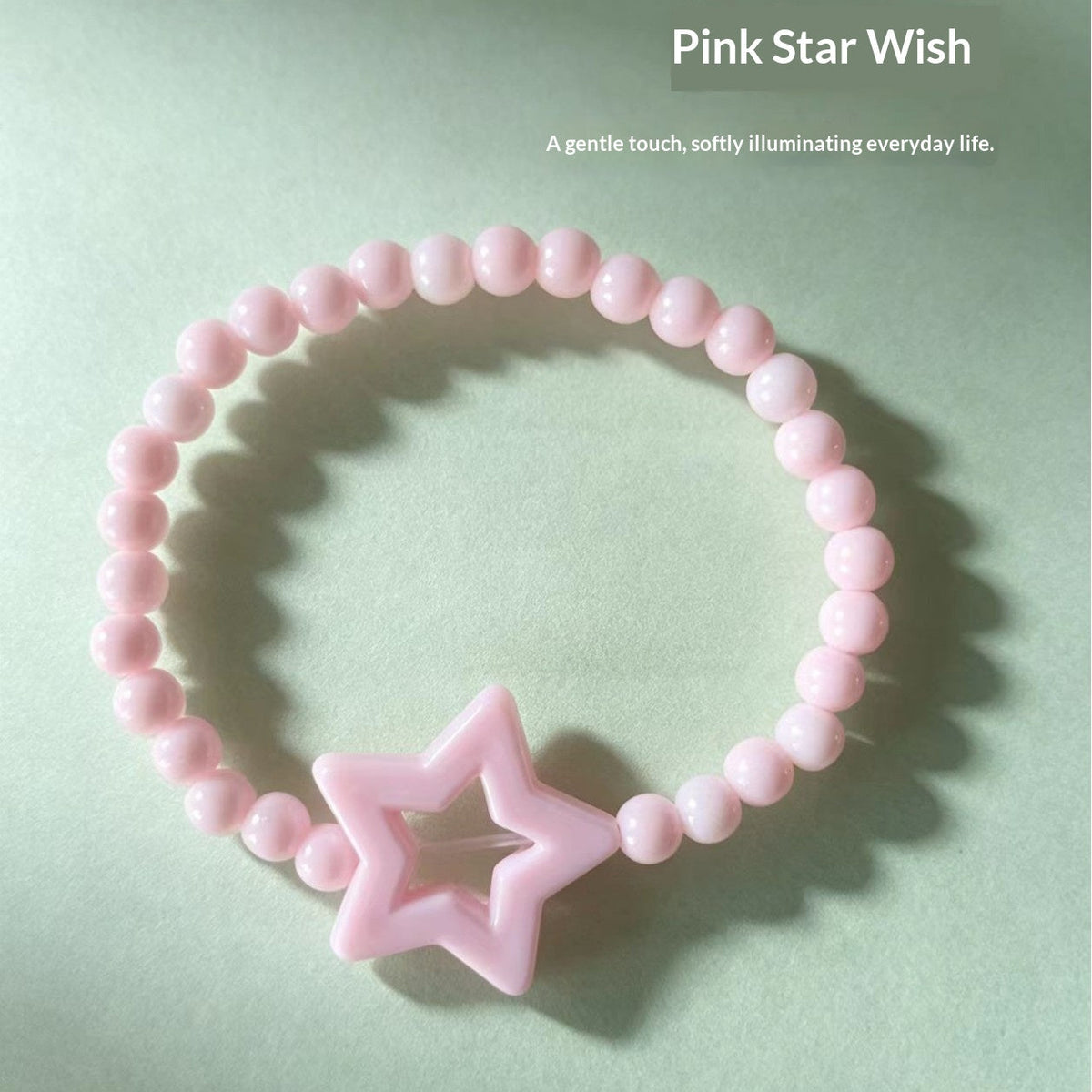 Hand-woven Five-pointed Star Bead Bracelet