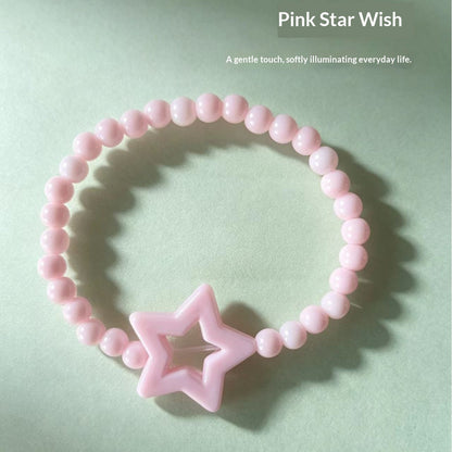 Hand-woven Five-pointed Star Bead Bracelet