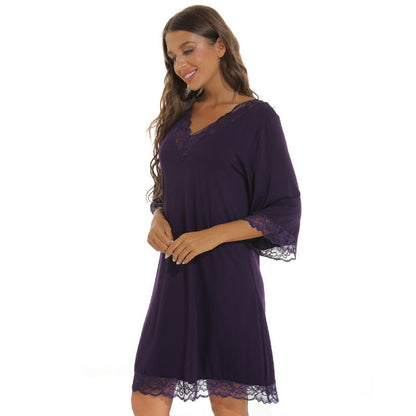 Modal Cotton Loungewear Pajamas For Women