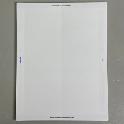 AVERY (5-PACK) 250 Business Cards Matte White Sure Feed Printable 2"x3-1/2" 5371