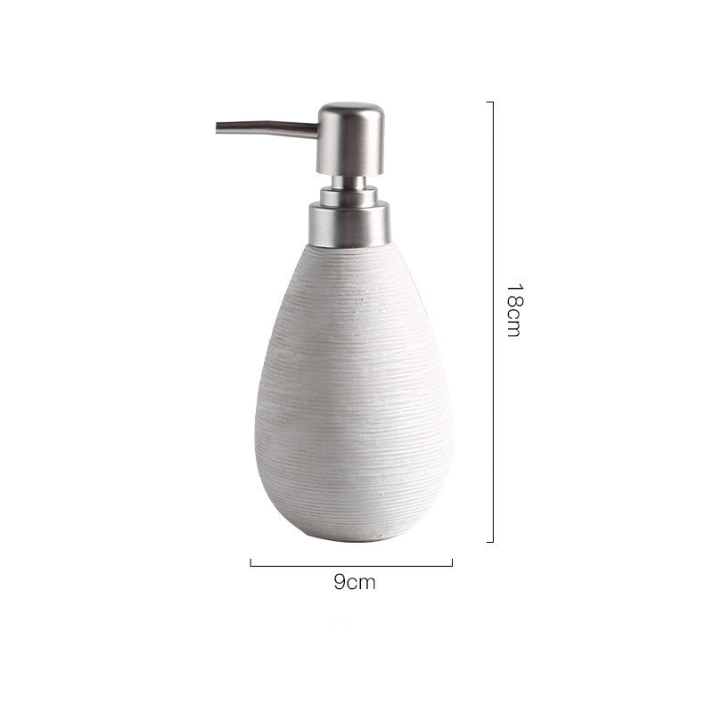 Bathroom Ceramic Shower Gel Lotion Bottle