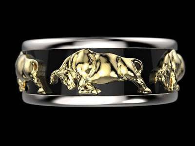 Wish Best-selling God Ox Ring Two-tone