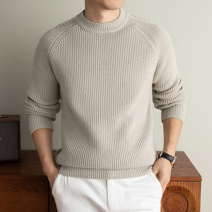 Round Neck Solid Color Trendy Comfortable And Soft