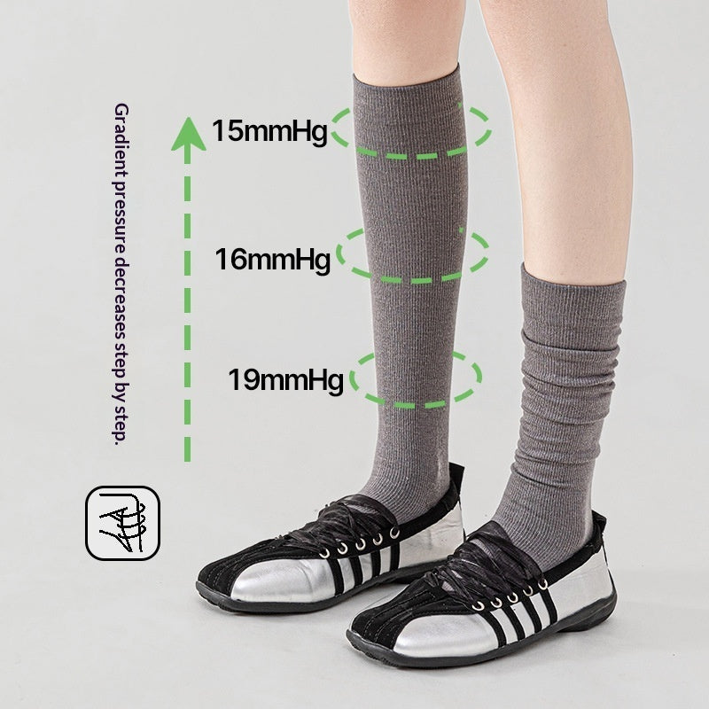 Womens Casual Bamboo Fiber Compression Socks