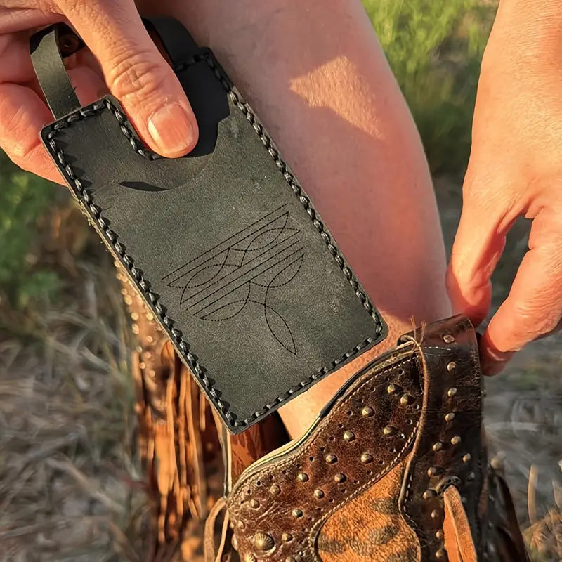 Western Boot Coin Purse Wallet
