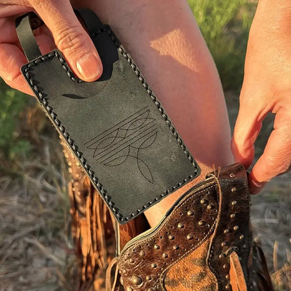 Western Boot Coin Purse Wallet