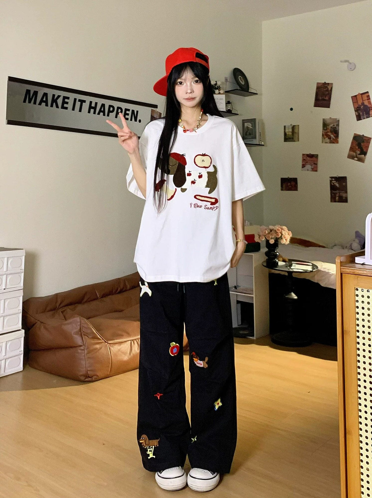 Women's Versatile Loose Straight-leg Work Pants