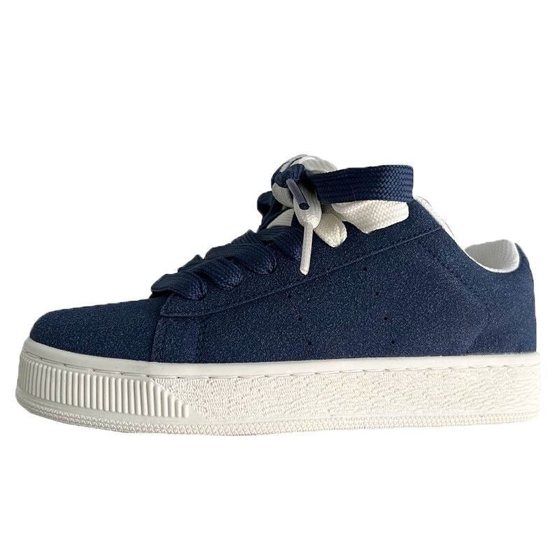 Niche Vintage Chunky-soled Sneakers For Men