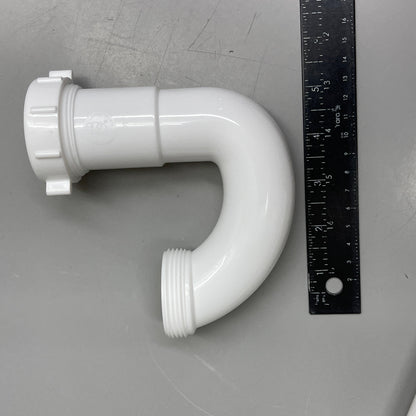 DB DEARBORN 1-1/2” P-Trap w/ Threaded ABS Adapter White P9704AB
