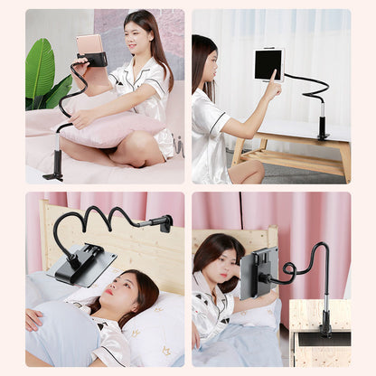 Universal Tablet Stand for Bedside and Desk - Adjustable Lazy Bracket for Phone and Tablet