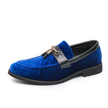 Loafers Solid Color Fringed Leather Shoes