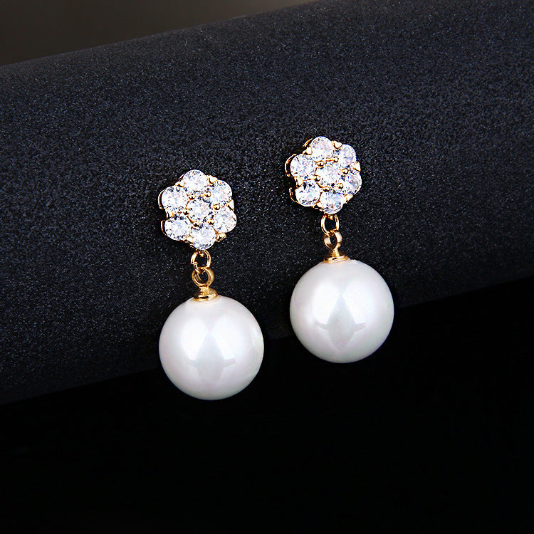 Long star and moon earrings