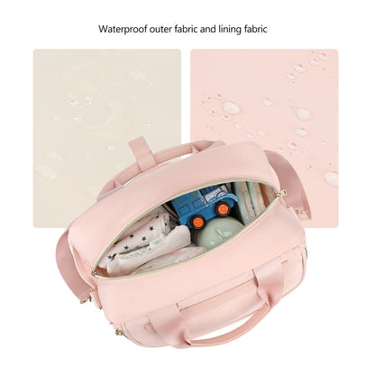 New Woven Mommy Bag Multi-functional Insulated Bag