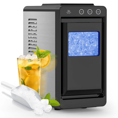 Portable Countertop Ice Maker – 8 Cubes/6 Min, Self-Cleaning