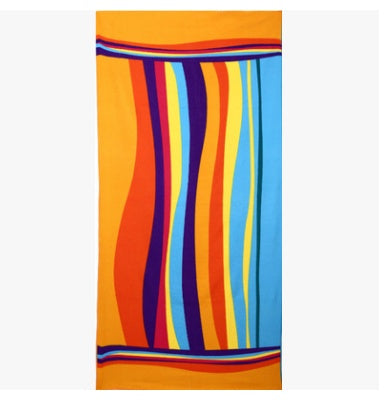 Flamingo Print Microfiber Beach Towel