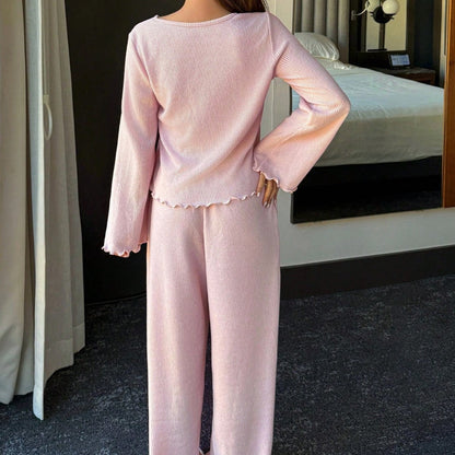 Women's Fashionable Womens Top And Pants Set