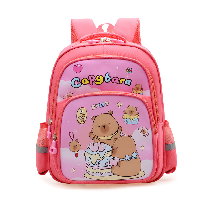 New Children's School Bag Cartoon Capabala School Bag