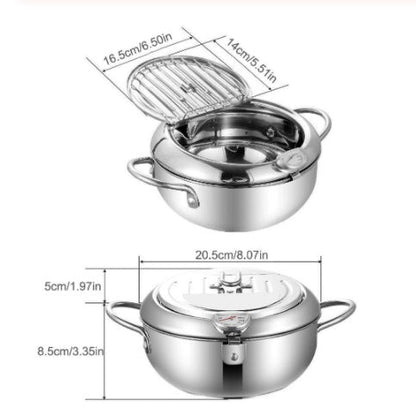 Stainless Steel Telescopic Frying Basket