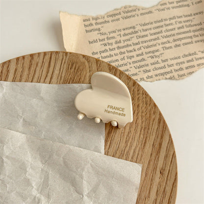 Love Small Jaw Back Hairpin Shark Clip