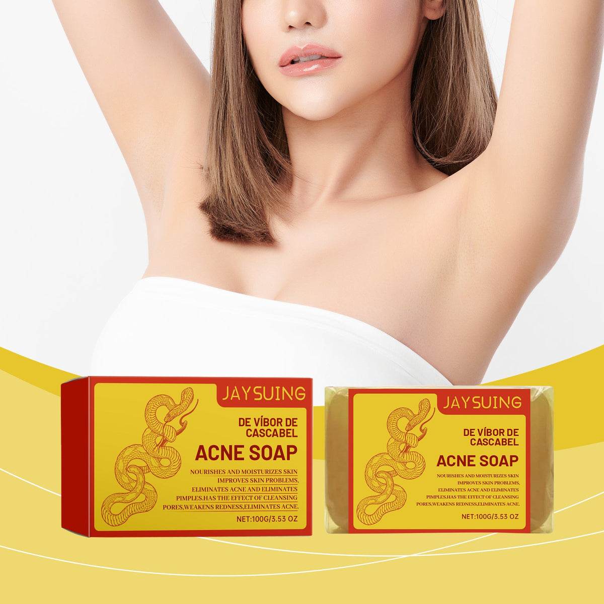 Acne Cleansing Soap Gently Cleanses Back Pimples Smooth And Refreshing Cleansing Soap