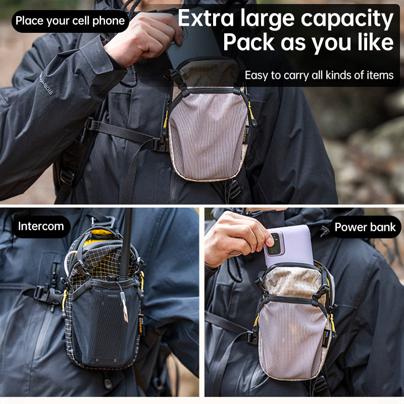 HIKEMAN Outdoor Tactical Waist Bag - Expandable for Backpack, Lightweight Hiking Gear