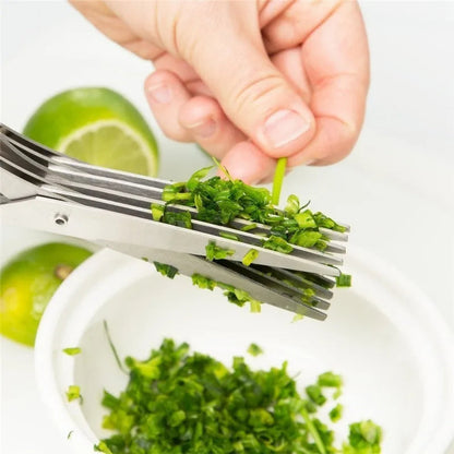 Multifunctional Green Onion Scissors