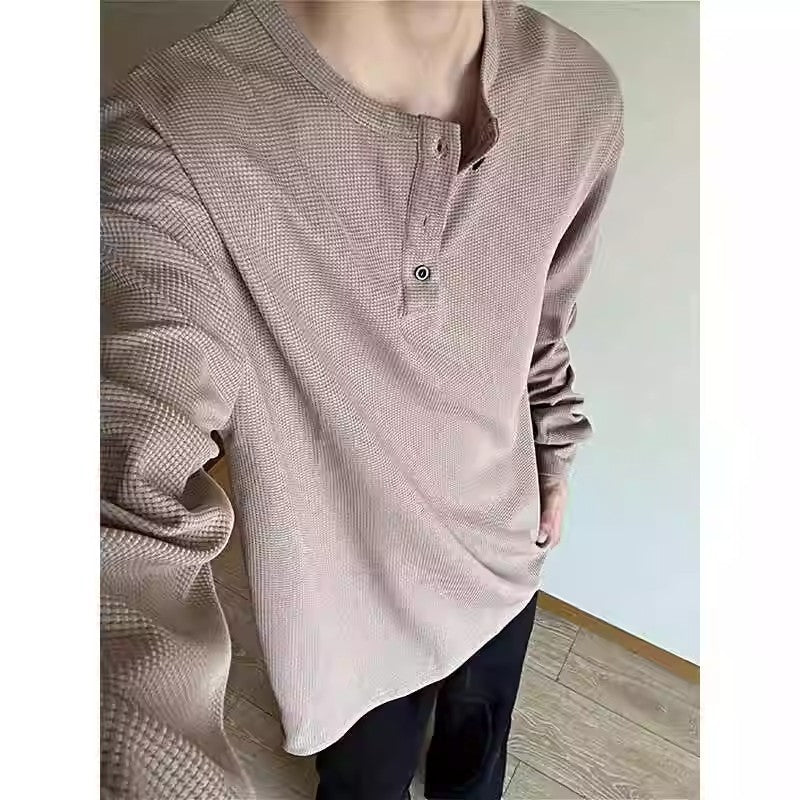 Men's Spring And Autumn American Retro T-shirt