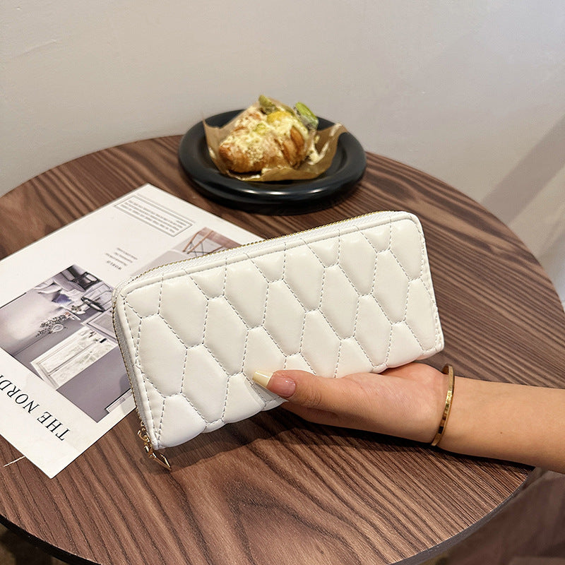 Women's Fashion First Layer Cowhide Zipper Bag