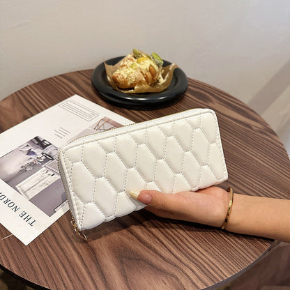Women's Fashion First Layer Cowhide Zipper Bag