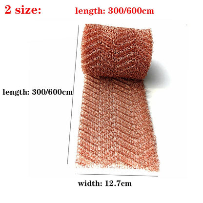 1Pcs 3m/6m Copper Wire Mesh House Copper Electromagnetic Wave Shielding Network Signal Shielding Network Radiation Protection