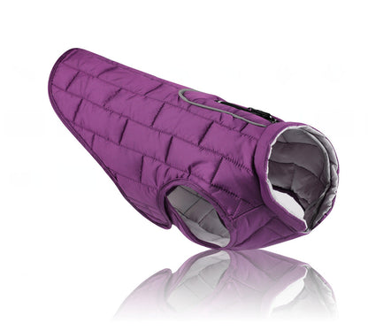 Autumn And Winter Pet Clothes Double Color Checker