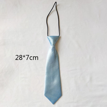 Children's Kindergarten Uniforms Solid Color Small Tie College