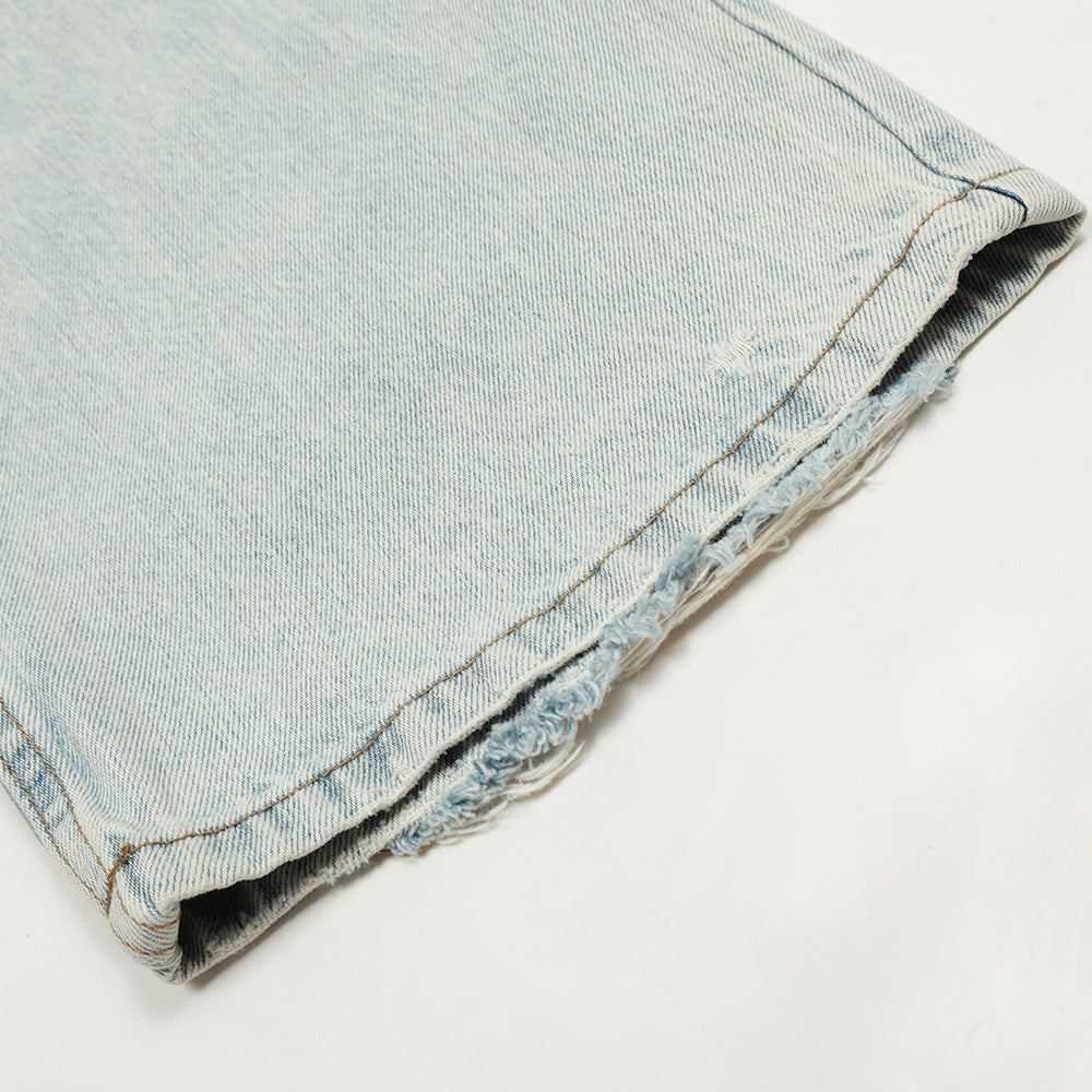 Fashion Personality Big Horn Jeans Men
