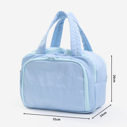 Travel Toiletry Bag Lightweight Large Wide Open Wash Bag Fluffy Cosmetic Bag Storage Bag Travel