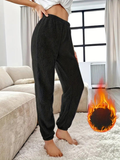 Casual Solid-color Pants Sweatpants Pajama Pants Loungewear