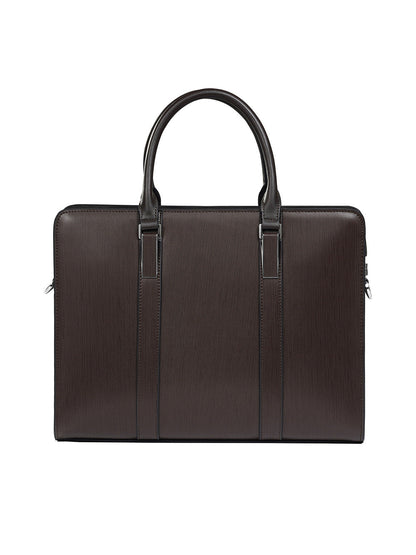 High-end Business Computer Men's Cowhide Handbag