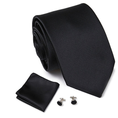 Multi Colored Striped Floral Mens Tie