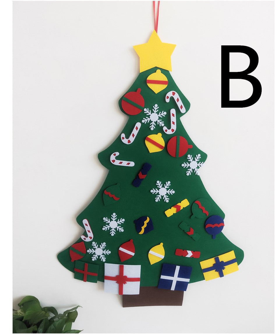 DIY Felt 3D Christmas Tree Decor