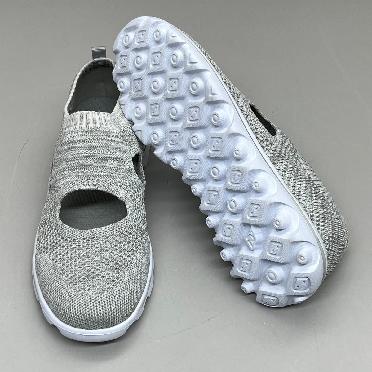 PROPET Travel Activ Avid Knit Shoe Women's Sz 9.5 Width M(B) Light Grey WAT064M