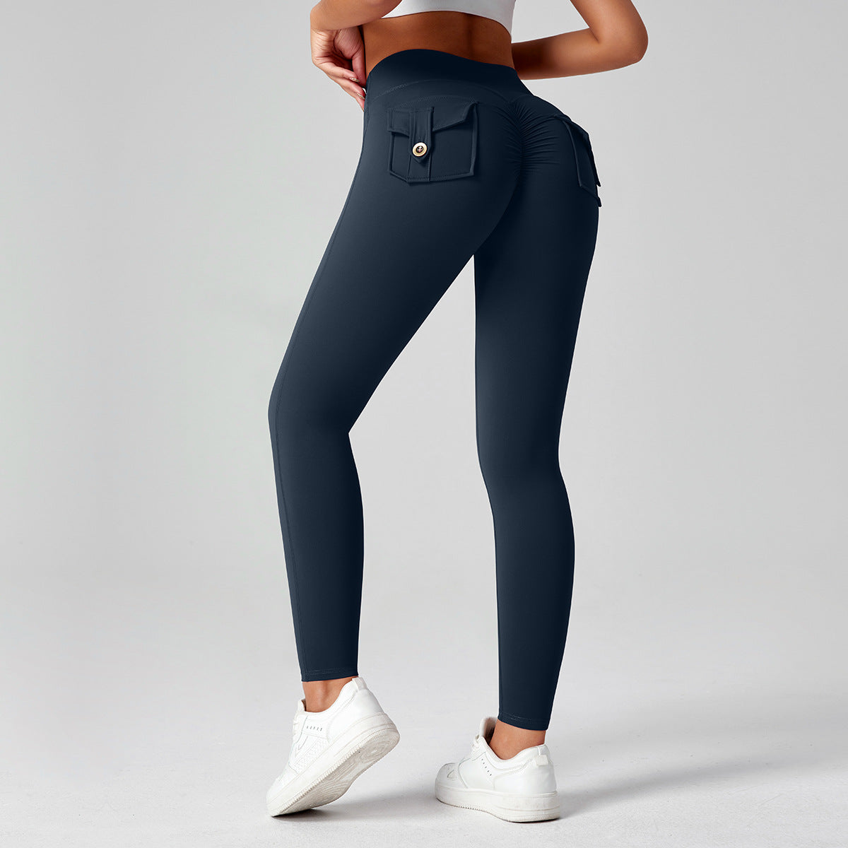 Fitness Yoga Pants For Women High-waisted Butt-lifting Stretchy Form-fitting Workout Tights