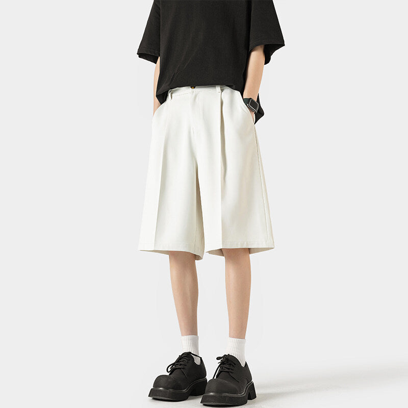 Mens American-style Draping Suit Shorts